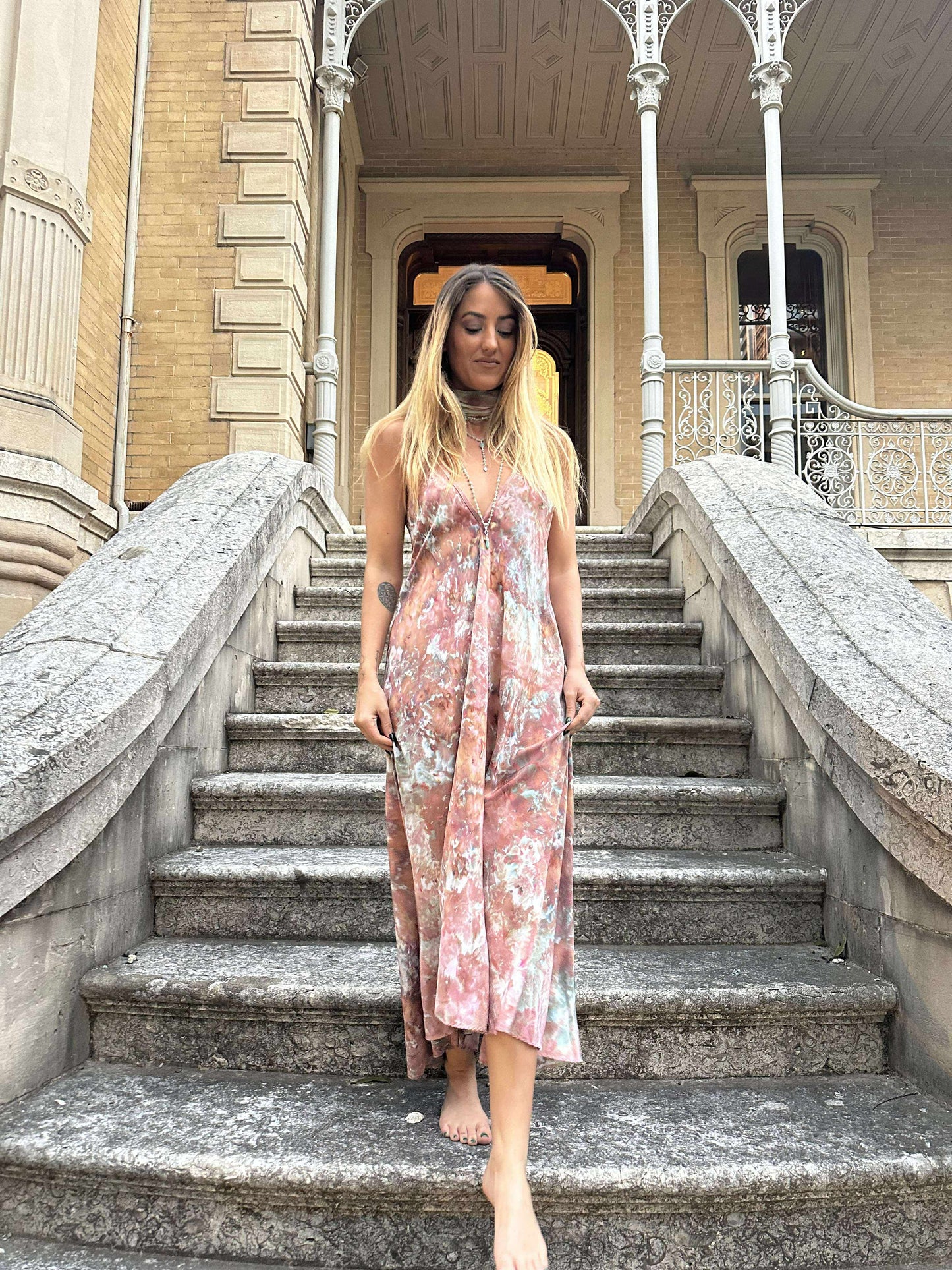 The Ivy Dress- Saturn Swirl