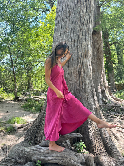 Magenta Ivy Dress