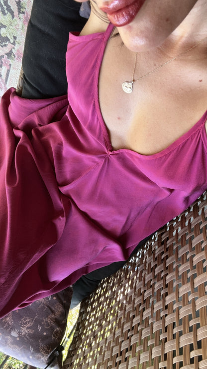 Magenta Ivy Dress