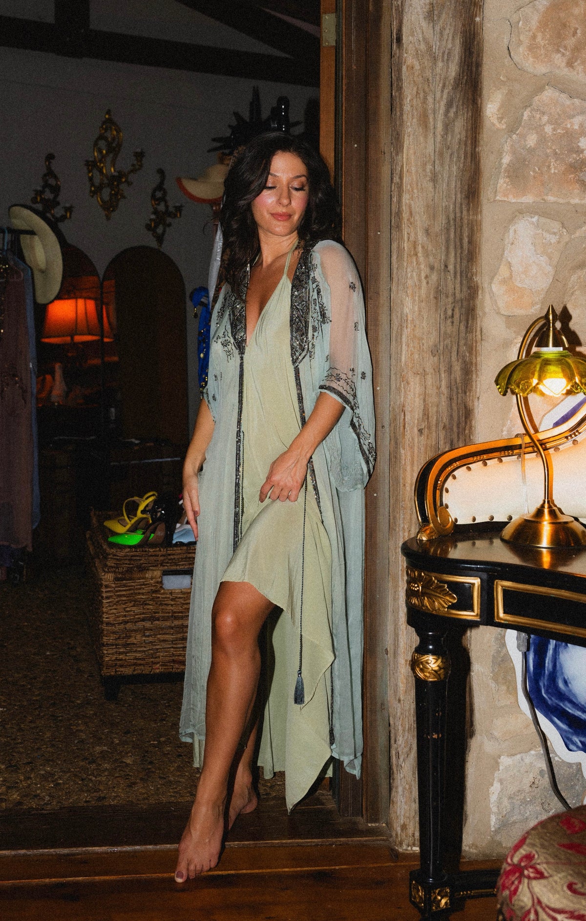 Frosted Sage Ivy Dress