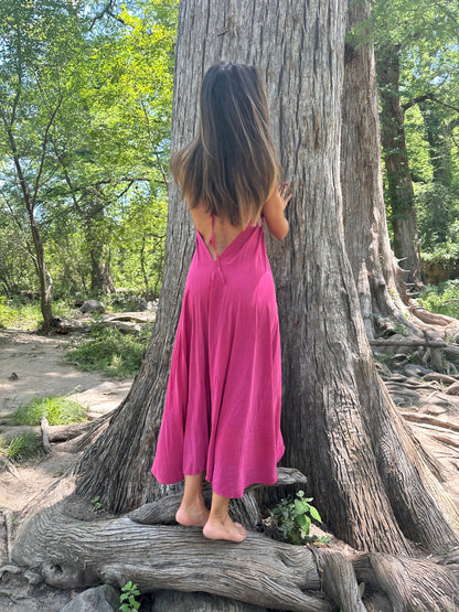 Magenta Ivy Dress