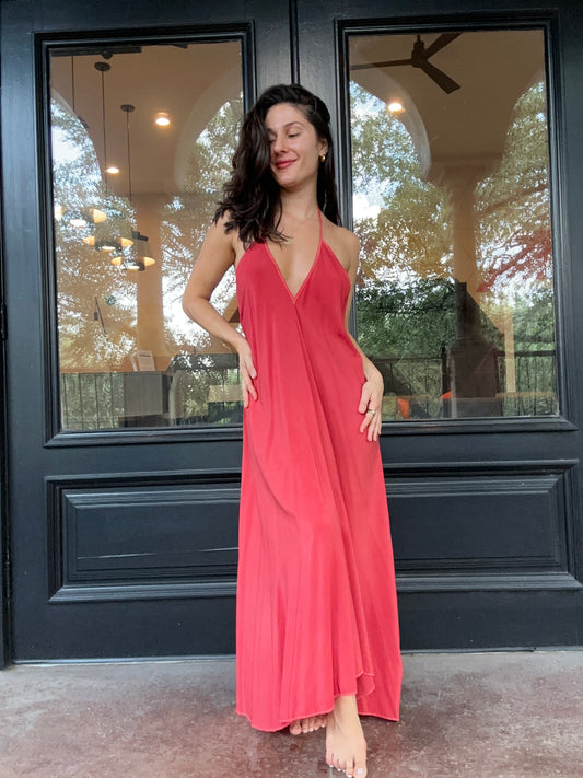 Coral Rose Ivy dress
