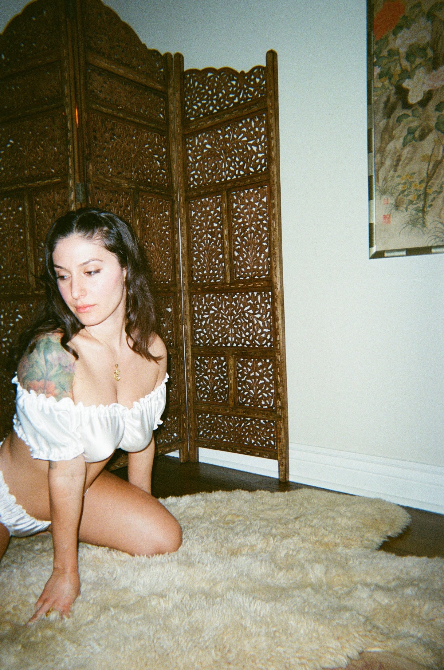 Silk Daydreamer Set - Moonlit White