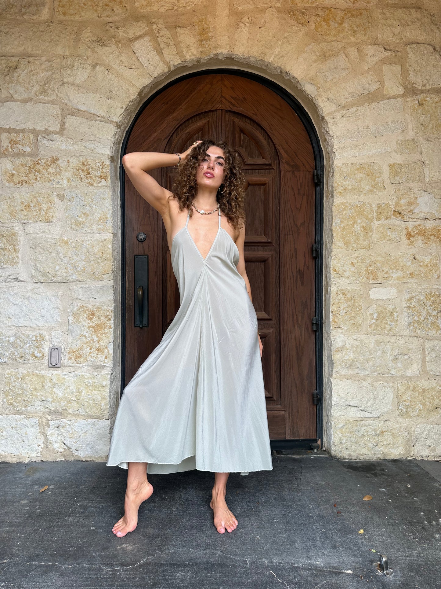 Ivy Dress - Frosted Sage