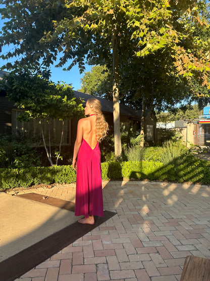 Magenta Ivy Dress