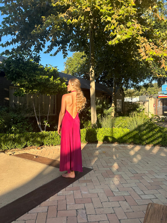 Magenta Ivy Dress