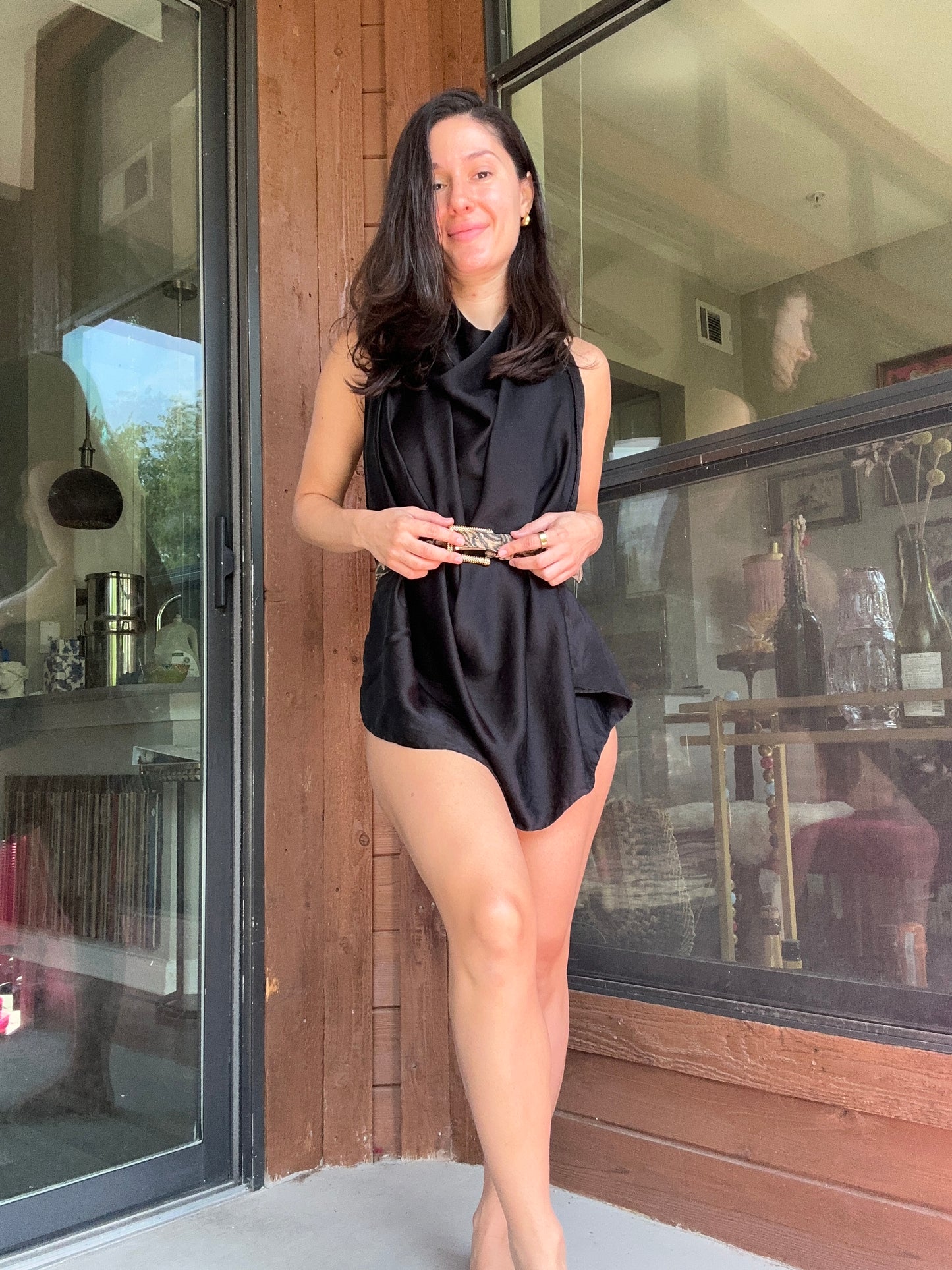 Black Silk Square