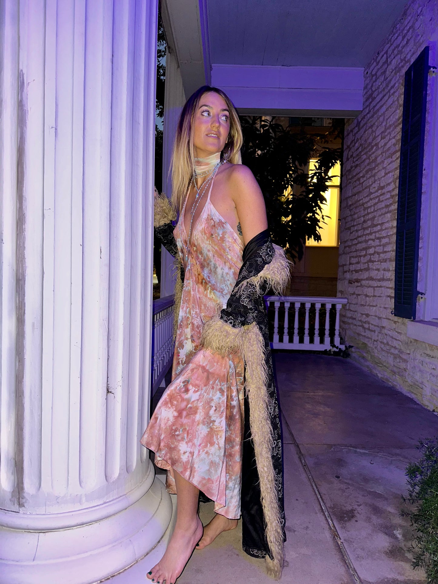 The Ivy Dress- Saturn Swirl